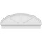 Ekena Millwork Elliptical 3 Spoke Architectural Grade PVC Combination Pediment, 48"W x 18-7/8"H x 2-3/4"P PEDPC048X190ELL03 - alternate 2